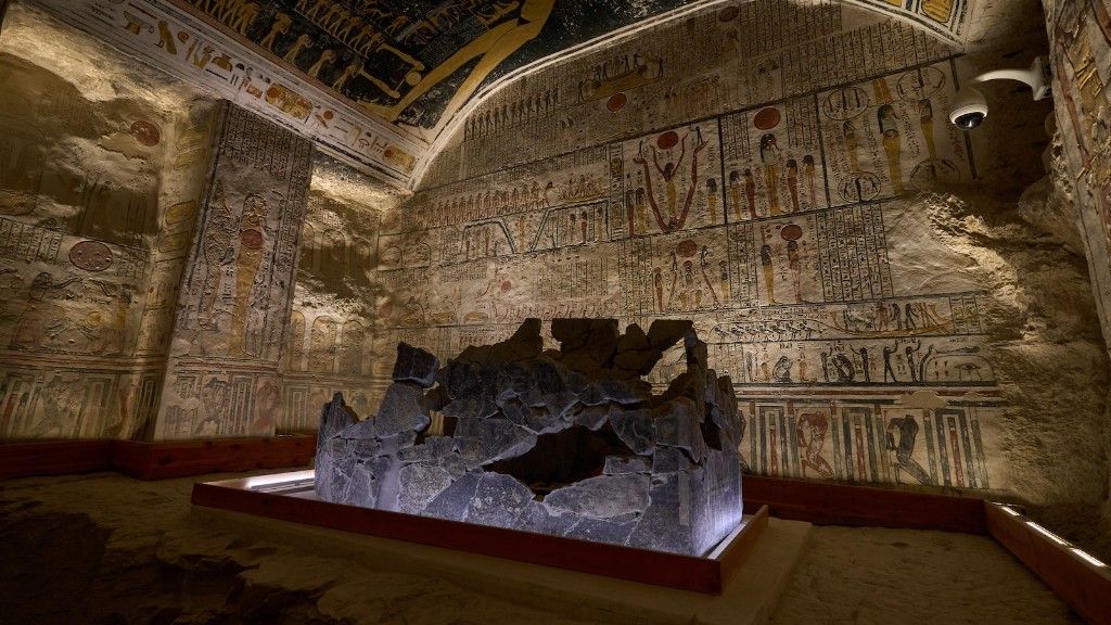 En Diorama av det antika Egypten